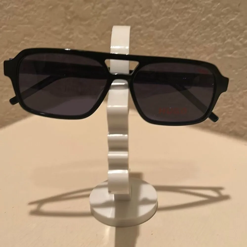 Hugo Boss Navigator Men's Sunglasses Model HG 1241/S Black Double Bridge Frame